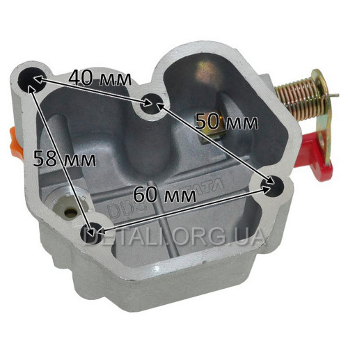 Кришка головки циліндра у зборі (3 отвори) двигуна 178F (9Hp)