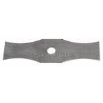 Нож триммера 2-T (D300x25,4) фигурный зубчатый