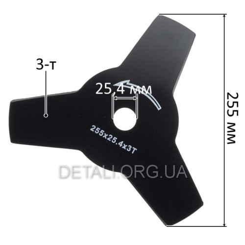 Нож триммера 3-T (D255x25,4)