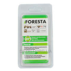 Цепь 76 звеньев (38 зубов) Foresta шаг 325, паз 1,5 2