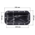 Крышка блока нижняя (поддон) мотоблока 190N/195N (12/15Hp)