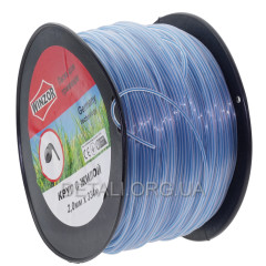 Леска косильная круг d2 мм 3 LB (334 м) с кордом 2