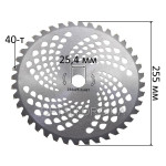 Нож триммера 40-T победит (D255x25,4) облегченный
