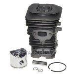 Поршневая бензопилы в сборе Husqvarna 142 черная аналог 5300699-41 (d40 d пальца 10 мм)