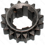 Шестерня ведущая понижающая КПП мотоблока 180N/195N (9Hp/12Hp) (6 шлицов, Z-16 d24*46)