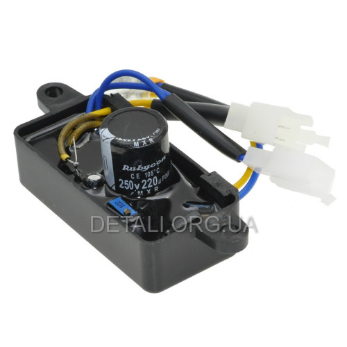AVR регулятор напруги генератора 168F (380V) прямокутний (Мц92 мм)