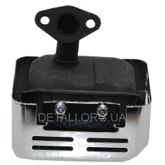 Глушник мотоблок 168F(6,5Hp) хром 2
