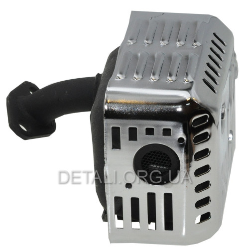 Глушник мотоблок 168F(6,5Hp) хром