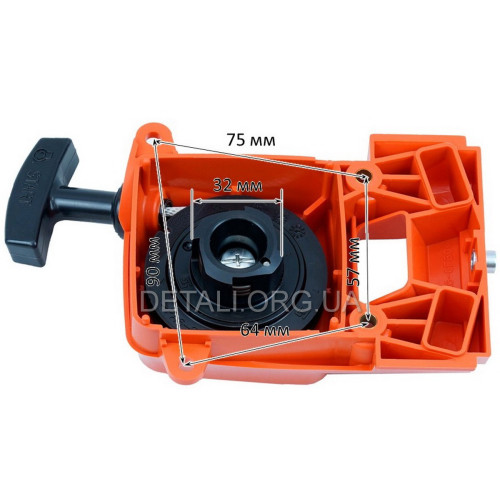 Стартер в сборе мотокосы ECHO SRM-330ES/SRM-350ES