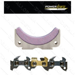 Цепь 56 звеньев (28 зубов) Power Sharp + камень шаг 3/8 паз 1,3
