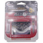 Цепок 52 ланок (25 зубів) Power Sharp + камінь крок 3/8 паз 1,3