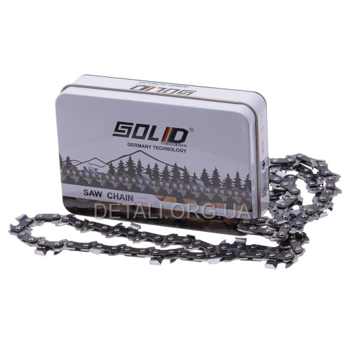 Ланцюг 56 ланок (28 зубів) Solid для твердих порід крок 3/8 паз 1,3