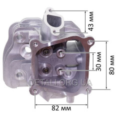 Головка блока цилиндра генератора, мотоблока 170F (7Hp) 2