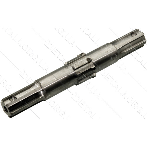 Вал вторичный редуктора фрезы мотоблока 195N (12Hp) 6 шлицов d35 268