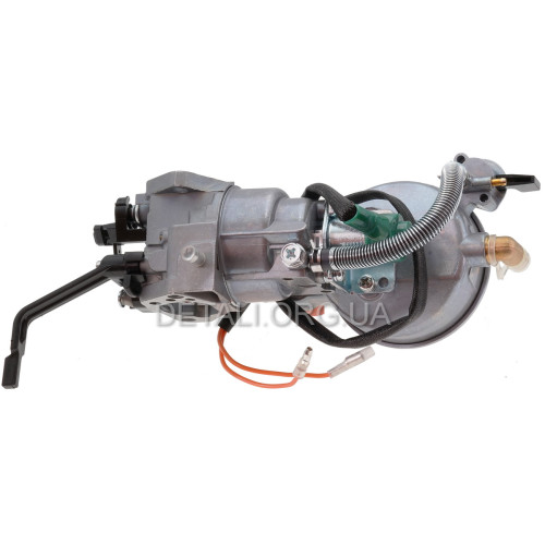 Карбюратор генератора Honda GX390 двигателя 188F/190F мощностью 5-8кВт + газовый редуктор 