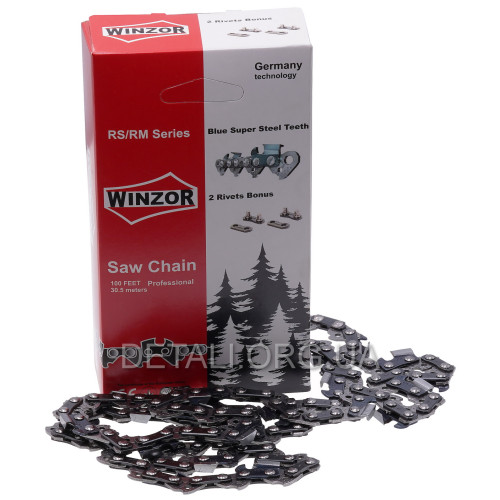 Цепь 58 звеньев (29 зубов) Winzor HARD Picco 91WH суперзуб шаг 3/8 паз 1,3 оригинал
