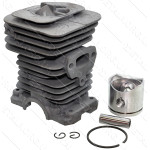 Поршнева (циліндр) бензопили  для Husqvarna 137(d38) (чорна) MANLE аналог 5300699-40