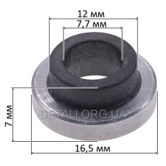 Шайба уплотнительная под короткую форсунку 186F DIGGER (d7,7*12*16,5 h7) 2