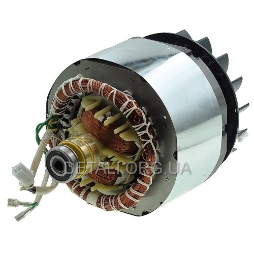 Електродвигун у зборі (якір+статор) генератора 168F (2.5 kWt 220V) МІДЬ