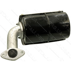 Глушник мотоблоку 190N(12Hp) (круглий, кріплення на 2 болти, без коліна)