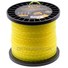 Леска косильная спираль d3мм 1LB (69 м) витой квадрат