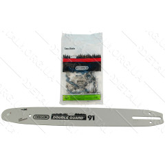 Шина OREGON 160SDEA041 DOUBLEGUARD, 40см(16"), паз 1,3мм(0,50"), крок 3/8"