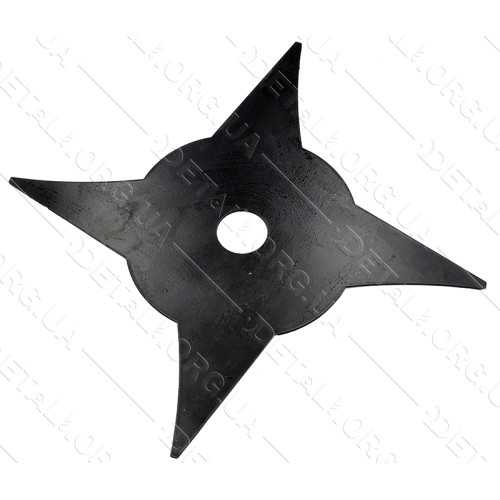 Ніж - диск для мотокоси 4-х променевою 4T d25, 2*250
