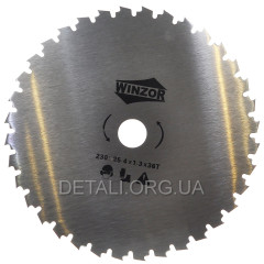 Нож триммера 36-T (D230x25,4) под напильник 