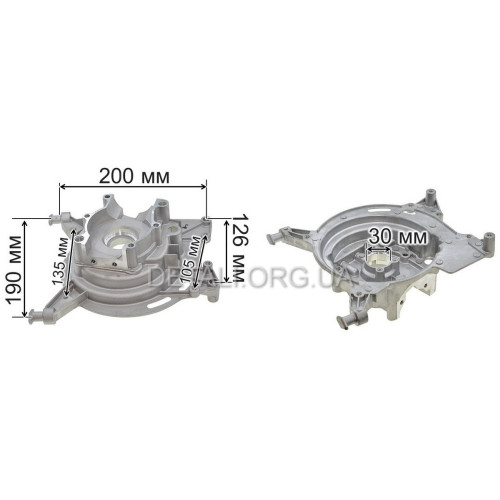 Кришка права генератора 950F
