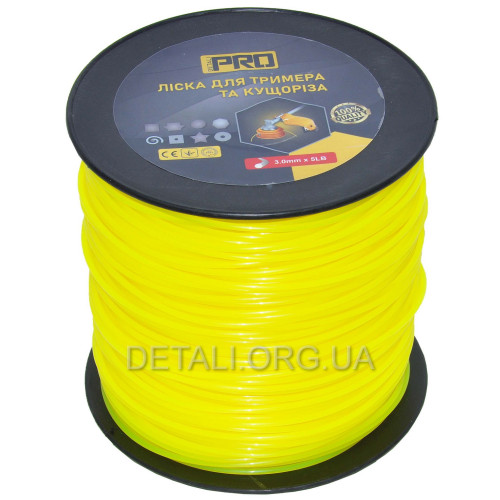 Леска косильная круг d3 мм 5 LB (280 м)