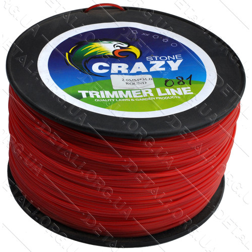 Леска косильная круг d2 мм 3 LB (377 м)