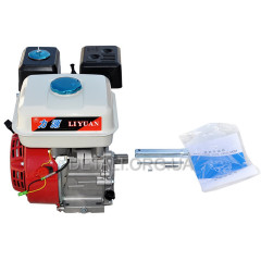 Двигун бензиновий мотоблока 168F (6,5 HP) вал 6 шліців d25 2