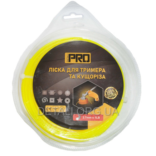 Ліска косильна круг d2.7 мм 1 LB (64 м)