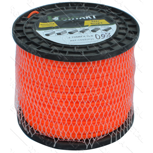 Леска косильная звезда d2.7 мм 3 LB (228 м)