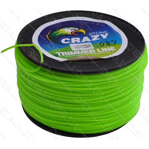 Леска косильная семигранник d2.4 мм 3 LB (328 м)