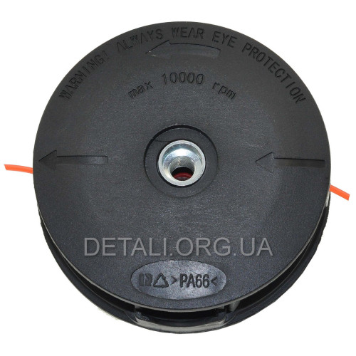 Шпуля триммера автомат металлический фиксатор, D110 M10*1,25L