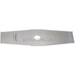 Ніж зубчастий 2-T мотокоси/тримера (12"х3,5"х2.0 мм)