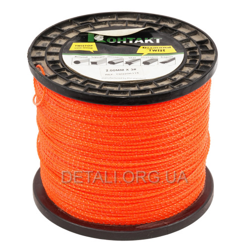 Ліска косильна спіраль d2 мм 3 LB (539 м)