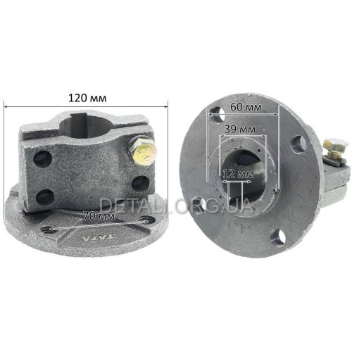 Ступиця колеса мотоблока 175N/180N (d-40, 7/9Hp) (6,00-12)
