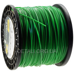 Леска косильная квадрат d2 мм 3 LB (352 м) 2