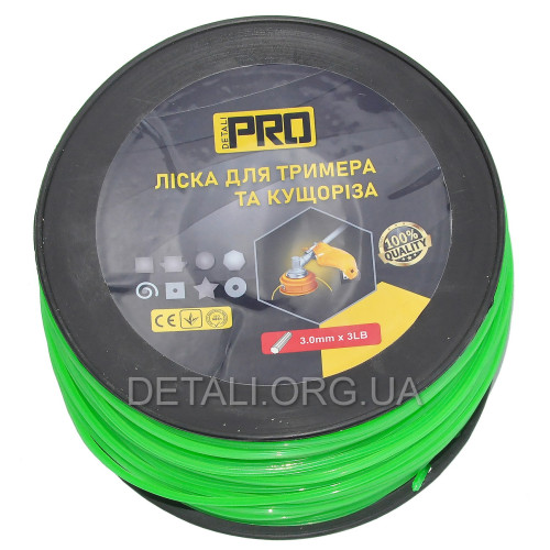Ліска косильна семигранник d3 мм 3 LB (160 м)