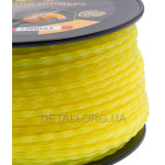 Ліска косильна спіраль d4 мм 3 LB (125м) кручений квадрат