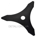 Ніж 3-Т мотокоси/тримера (d25.4*D255*1.3mm)