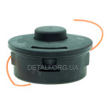 Шпуля тримера чорна VJ Parts дорога ліве різьблення крок 1,25 М10