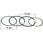 Кольца компрессионные двигателя генератора 170F (d70,00)