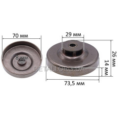Чашка сцепления бензопилы Makita DCS 34 аналог 036223115 2
