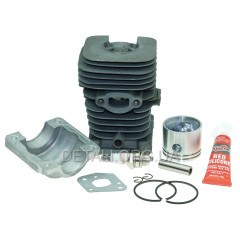 Поршневая бензопилы в сборе Partner 350/351/371/401 d41 черная Winzor PRO 2