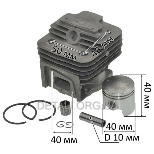 Поршневая мотокосы 40-5 d40 в сборе