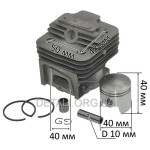 Поршневая мотокосы 40-5 d40 в сборе