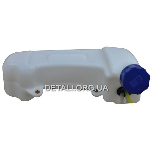 Бензобак в сборе мотокосы боковой выход Zomax ZMG4302/5302/430 ( Lмц 98мм)